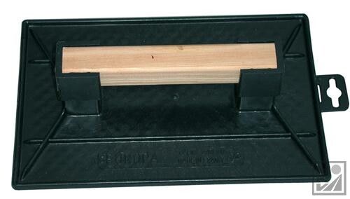 Schuurbord met houten handgreep 42x16cm