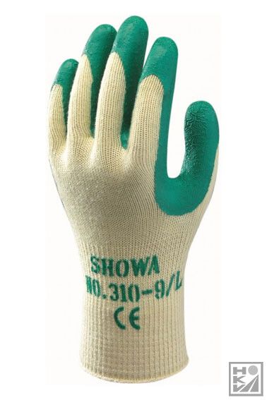 Werkhandschoenen Showa groen (310)