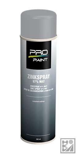 Pro-Paint Zinkspray 500ml 97% mat