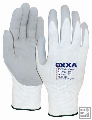 Werkhandschoenen Oxxa x-nitrile foam, 51-280