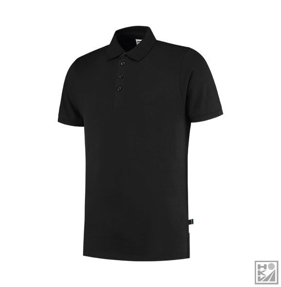 Tricorp Poloshirt Recycled Jersey Heren Black. Uitlopend.