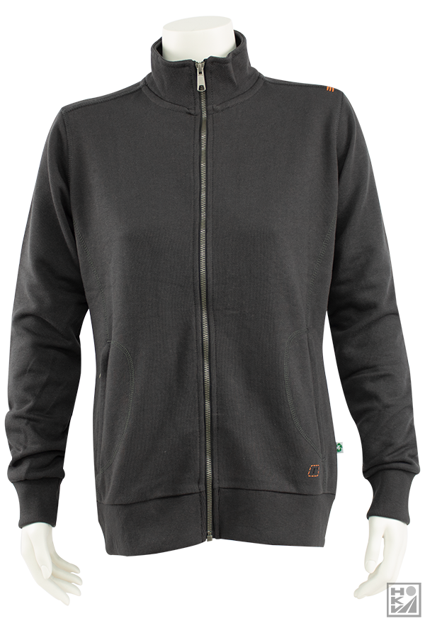 T'RIFFIC Dames Sweat jacket 50/50% recycled textiel/recycled petpolyester Uitlopend.