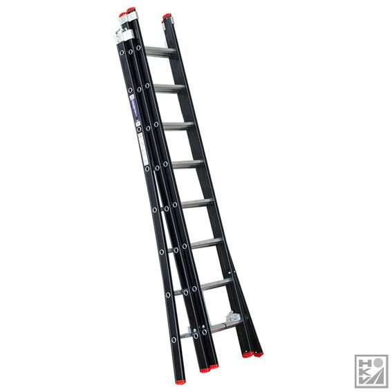 Kelfort Driedelige ladder 3 x 8