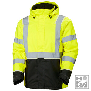 Helly Hansen Uc-Me Winter Jacket 71355 369 Hi Vis Yellow/Ebony