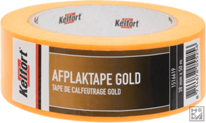Afplaktape / Schilderstape Gold