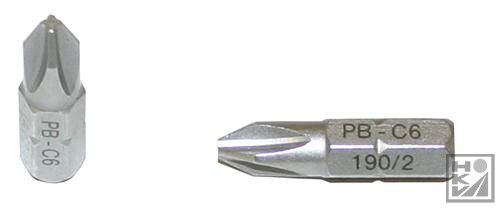 losse bits ph-2,c6-190/2ph,6,3x25mm verpakt per 10 stuks