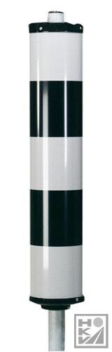 Koker t.b.v zuilenkoker zwart/wit KL.II BB21