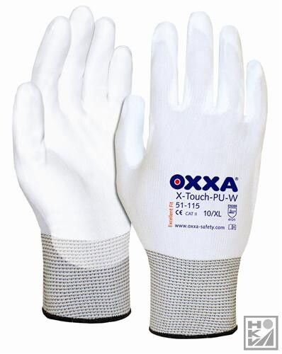 Werkhandschoenen Oxxa x-touch pu-b, 51-115, wit
