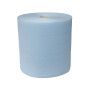 Industriepapier 380mtr x 37cm 3-laags cellulose blauw 1 rol per pak (Disp.A0003915)