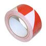Rol PVC Hazard Warning tape 50mmx33m Rood/Wit