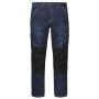 Jeans Bison D30, blauw met kniezakken